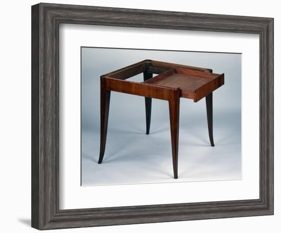 Art Nouveau Style Games Table, Open, 1925-Emile Galle-Framed Giclee Print