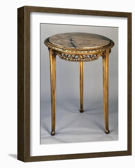 Art Nouveau Style Gueridon Three-Legged Table-Louis Majorelle-Framed Giclee Print