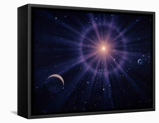 Art of Betelgeuse As Supernova-Joe Tucciarone-Framed Premier Image Canvas