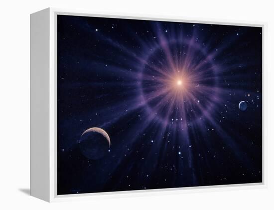 Art of Betelgeuse As Supernova-Joe Tucciarone-Framed Premier Image Canvas