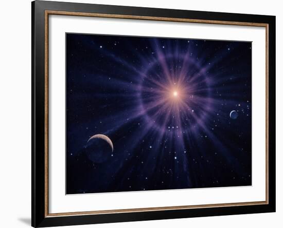 Art of Betelgeuse As Supernova-Joe Tucciarone-Framed Photographic Print