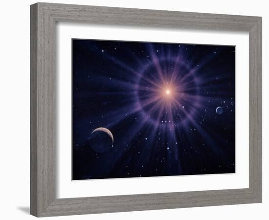 Art of Betelgeuse As Supernova-Joe Tucciarone-Framed Photographic Print