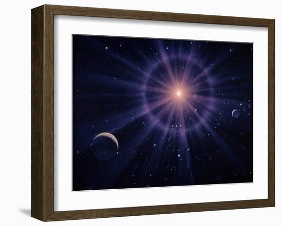 Art of Betelgeuse As Supernova-Joe Tucciarone-Framed Photographic Print