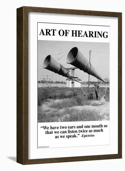 Art of Hearing-Wilbur Pierce-Framed Art Print