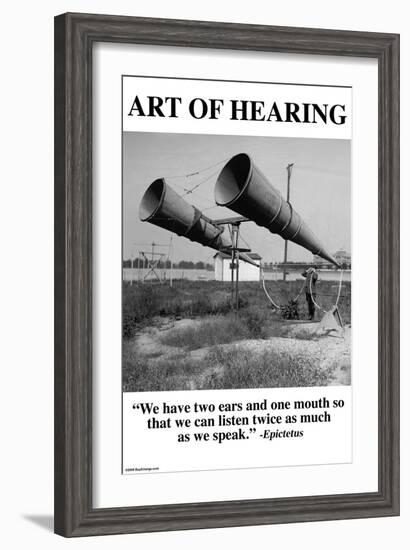 Art of Hearing-Wilbur Pierce-Framed Art Print