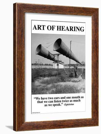 Art of Hearing-Wilbur Pierce-Framed Art Print