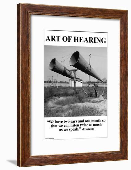 Art of Hearing-Wilbur Pierce-Framed Art Print