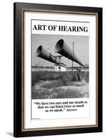 Art of Hearing-Wilbur Pierce-Framed Art Print