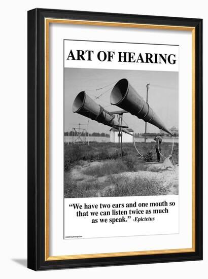 Art of Hearing-Wilbur Pierce-Framed Art Print