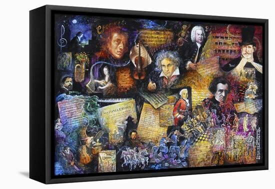 Art of Music-Bill Bell-Framed Premier Image Canvas