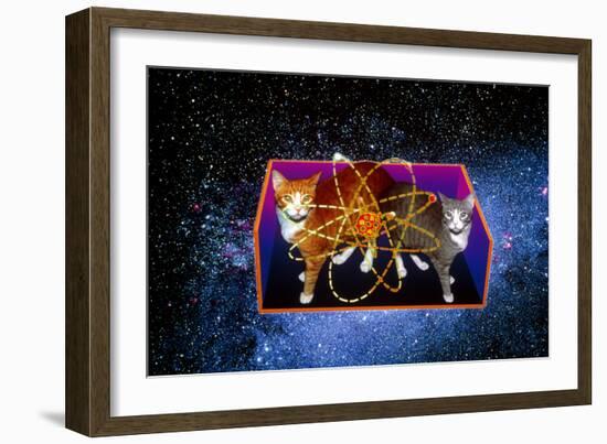 Art of Schrodinger's Cat Experiment-Volker Steger-Framed Photographic Print