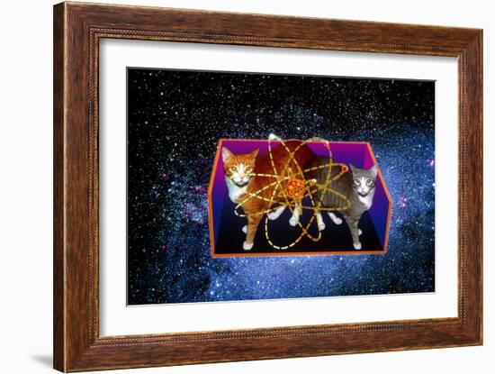 Art of Schrodinger's Cat Experiment-Volker Steger-Framed Photographic Print