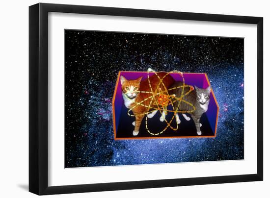 Art of Schrodinger's Cat Experiment-Volker Steger-Framed Photographic Print