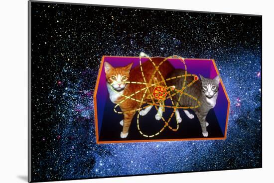 Art of Schrodinger's Cat Experiment-Volker Steger-Mounted Photographic Print