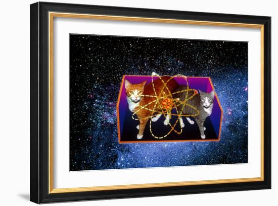 Art of Schrodinger's Cat Experiment-Volker Steger-Framed Photographic Print