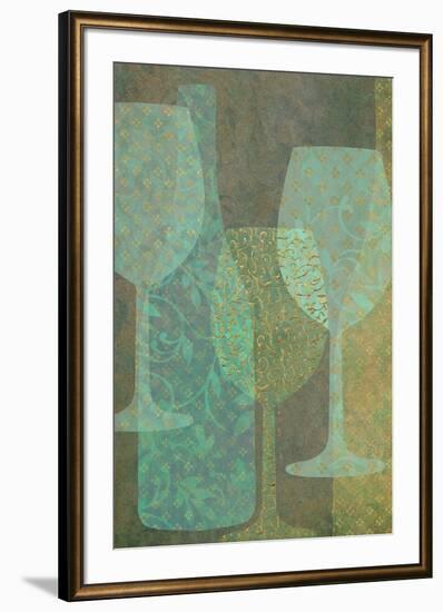 Art of Wine - Burgundy-Cora Niele-Framed Giclee Print