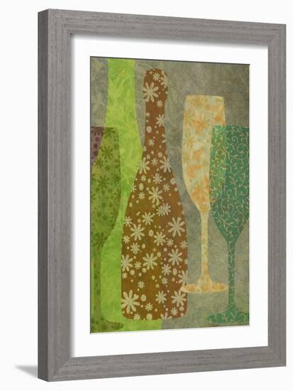 Art of Wine - Champagne-Cora Niele-Framed Giclee Print