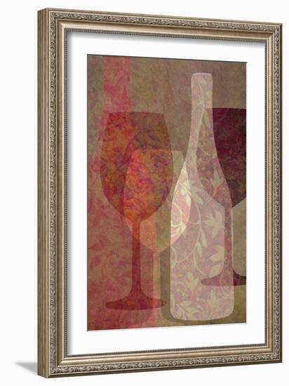 Art of Wine - Rho?ne Valley-Cora Niele-Framed Giclee Print