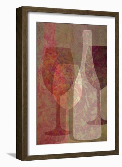 Art of Wine - Rho?ne Valley-Cora Niele-Framed Giclee Print