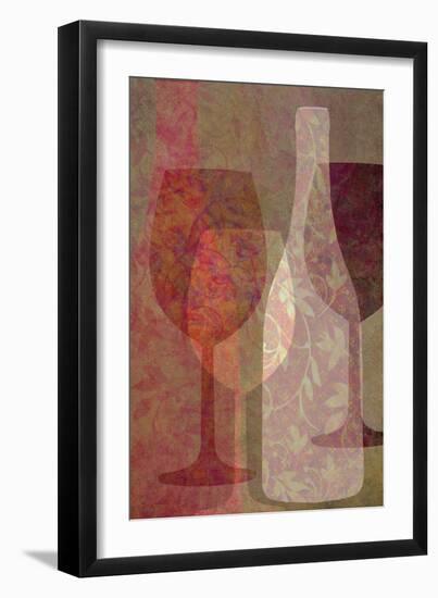 Art of Wine - Rho?ne Valley-Cora Niele-Framed Giclee Print