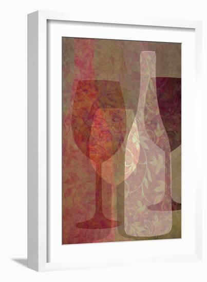 Art of Wine - Rho?ne Valley-Cora Niele-Framed Giclee Print