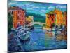 Art Painting of Port Grimaud in France-DenKuvaiev-Mounted Photographic Print