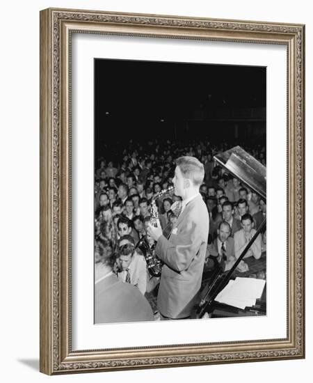 Art Pepper, c.1947-William Paul Gottlieb-Framed Photographic Print