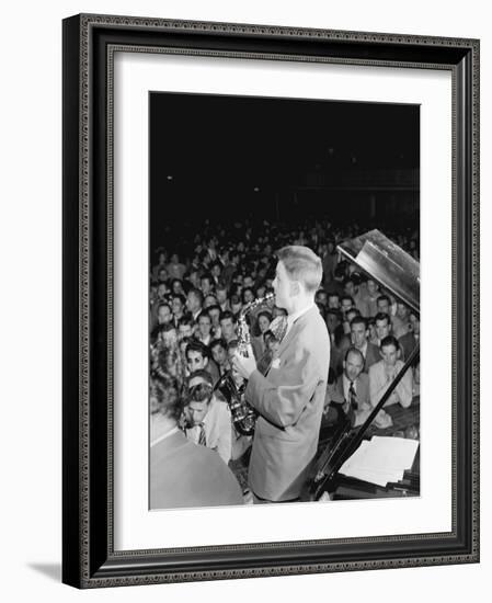 Art Pepper, c.1947-William Paul Gottlieb-Framed Photographic Print