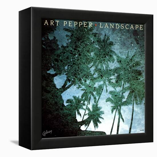 Art Pepper - Landscape-null-Framed Stretched Canvas