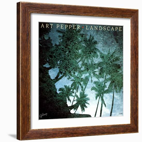 Art Pepper - Landscape-null-Framed Art Print