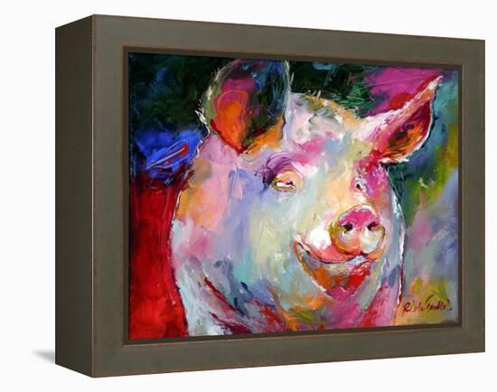 Art Pig 1-Richard Wallich-Framed Premier Image Canvas