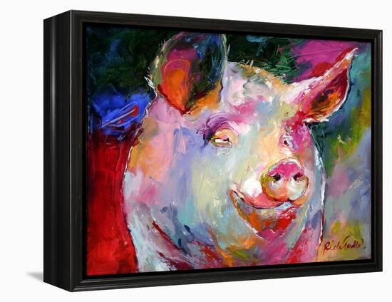 Art Pig 1-Richard Wallich-Framed Premier Image Canvas