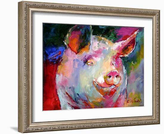 Art Pig 1-Richard Wallich-Framed Giclee Print