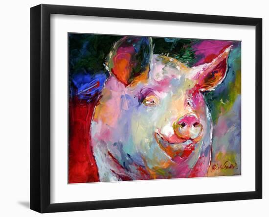 Art Pig 1-Richard Wallich-Framed Giclee Print