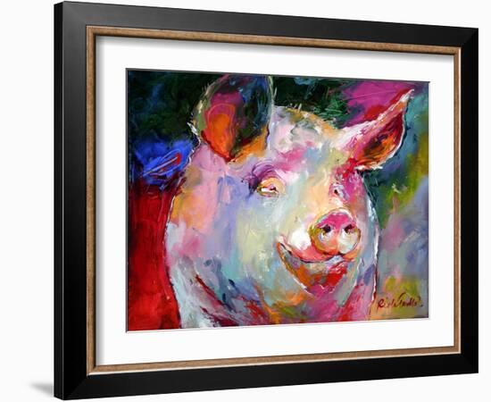 Art Pig 1-Richard Wallich-Framed Giclee Print