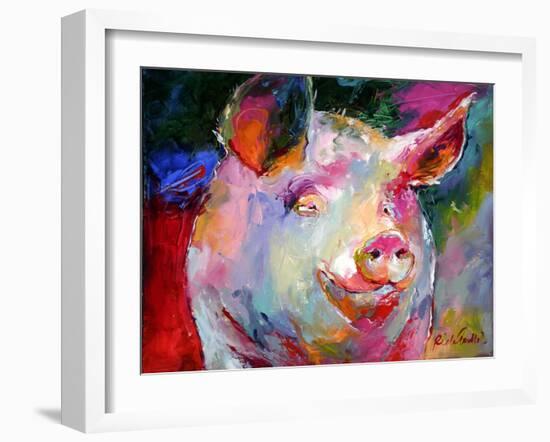 Art Pig 1-Richard Wallich-Framed Giclee Print