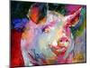 Art Pig 1-Richard Wallich-Mounted Giclee Print