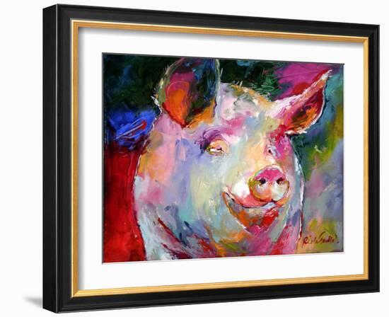 Art Pig 1-Richard Wallich-Framed Giclee Print