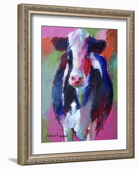 Art Pink Cow-Richard Wallich-Framed Giclee Print