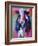 Art Pink Cow-Richard Wallich-Framed Giclee Print