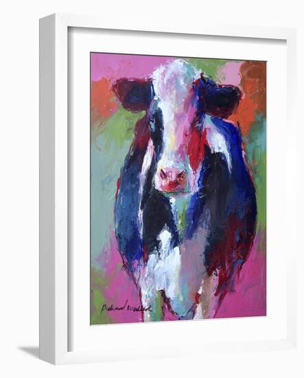 Art Pink Cow-Richard Wallich-Framed Giclee Print