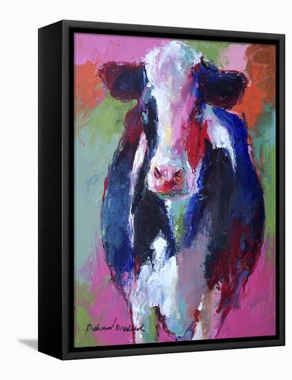 Art Pink Cow-Richard Wallich-Framed Premier Image Canvas