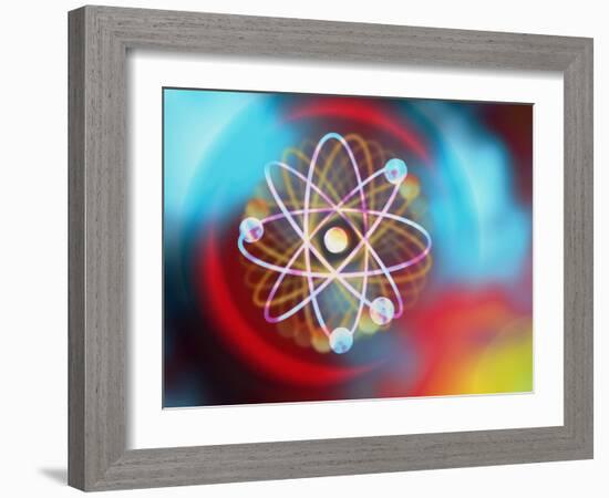 Art Representing a Beryllium Atom-Mehau Kulyk-Framed Photographic Print