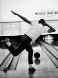Child Bowling at a Local Bowling Alley-Art Rickerby-Photographic Print