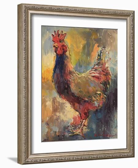 Art Rooster 1-Richard Wallich-Framed Giclee Print