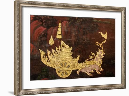 Art Thai Painting-c photo-Framed Premium Giclee Print