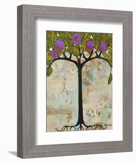 Art Tree Painting Original Modern Tree Past Vision-Blenda Tyvoll-Framed Art Print