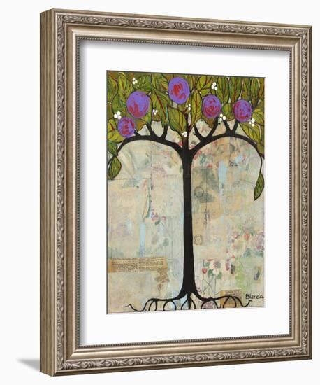Art Tree Painting Original Modern Tree Past Vision-Blenda Tyvoll-Framed Premium Giclee Print