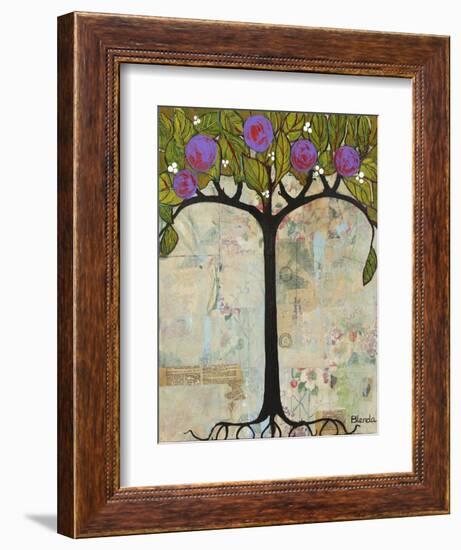 Art Tree Painting Original Modern Tree Past Vision-Blenda Tyvoll-Framed Premium Giclee Print