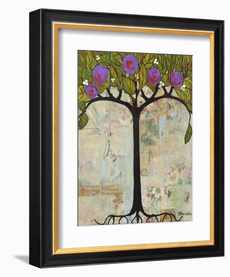 Art Tree Painting Original Modern Tree Past Vision-Blenda Tyvoll-Framed Premium Giclee Print